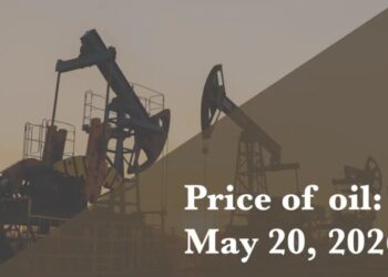 Current price of oil as of May 20, 2026