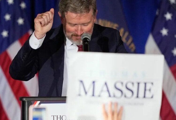 Trump gets revenge on Epstein rebel Thomas Massie in Kentucky GOP primary