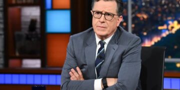 Stephen Colbert signs off after 11 years tonight. CBS cites finances, but the Late Show host blames Trump