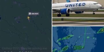 United Airlines passenger tries to open plane door at 36,000 feet, assaulted traveler on flight from Newark