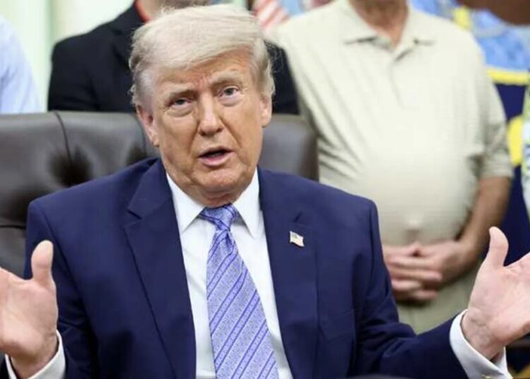 Questions raised as Trump fails to stand in Oval Office address