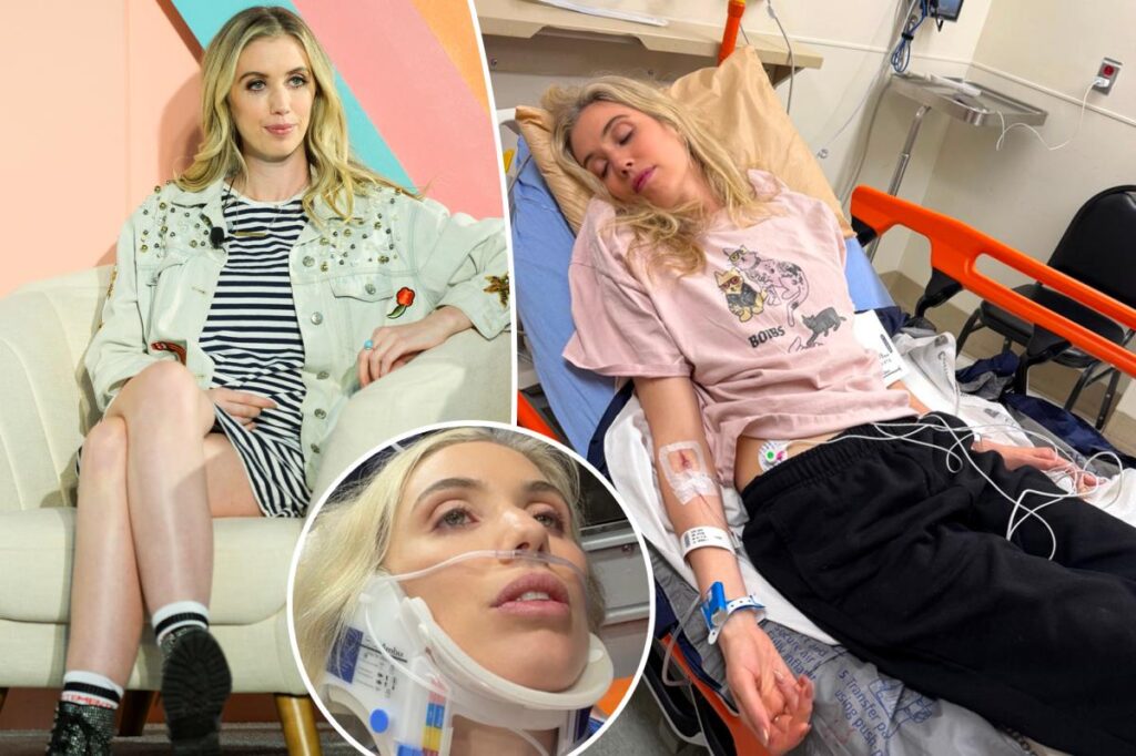 Comedian Laura Clery ‘seriously hurt’ after being ‘pinned’ by fridge in ‘terrifying’ freak accident