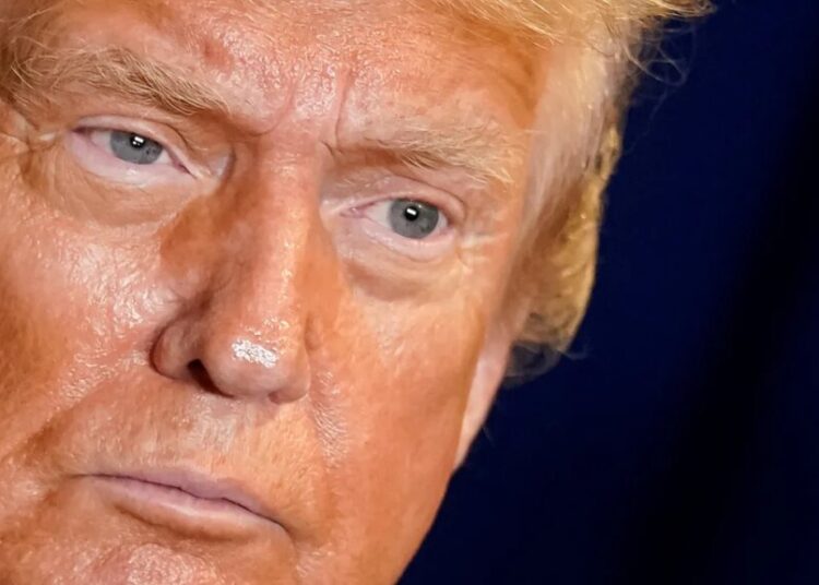 Trump offers wild excuse for snubbing own son’s wedding