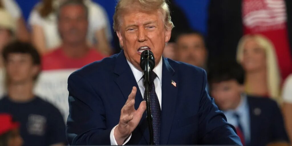 Trump was supposed to talk about the economy. Instead he asked why toiletries are locked up in pharmacies