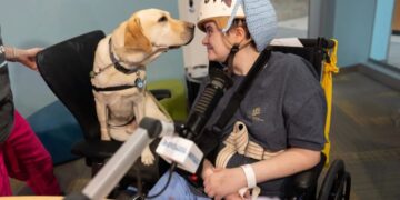 Meet the hospital dogs ‘making a real difference’ by getting sick kids to smile