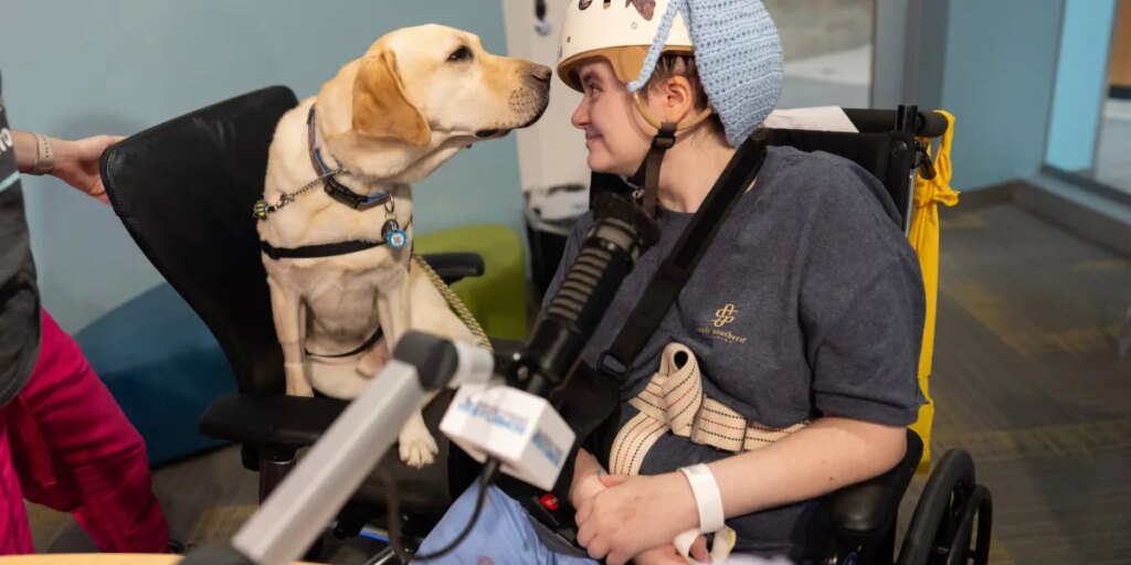 Meet the hospital dogs ‘making a real difference’ by getting sick kids to smile