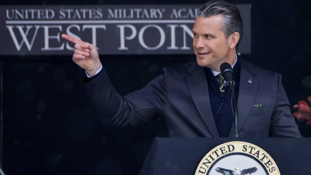 Hegseth says quiet part out loud during ceremony: ‘We’re sending you – perhaps – to war’