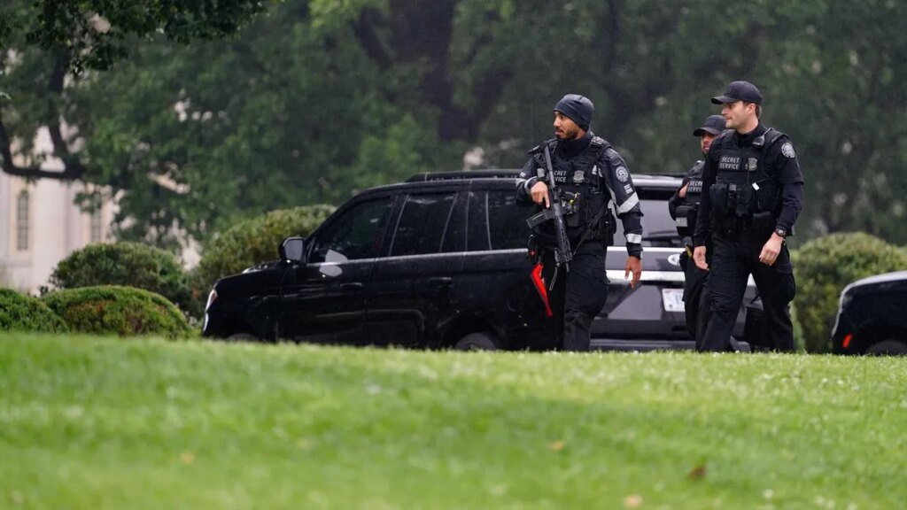 White House shooter dead, bystander shot