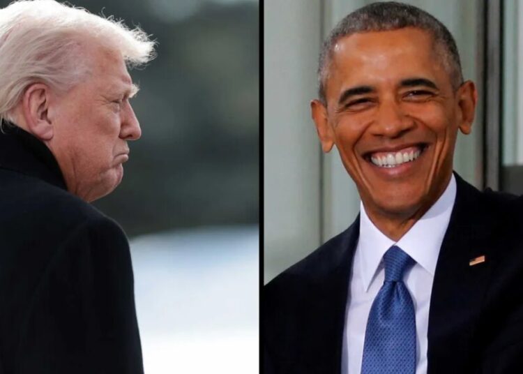 Trump posts image of Obama in prison jumpsuit: ‘Very sick’