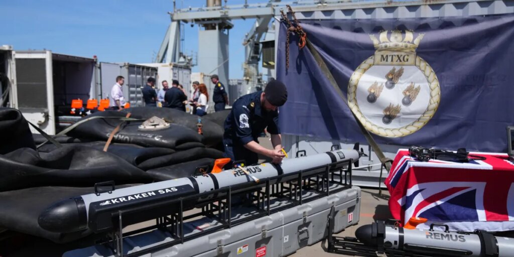 Britain’s navy is preparing to clear mines in the Strait of Hormuz — but only once a U.S.-Iran peace agreement is reached