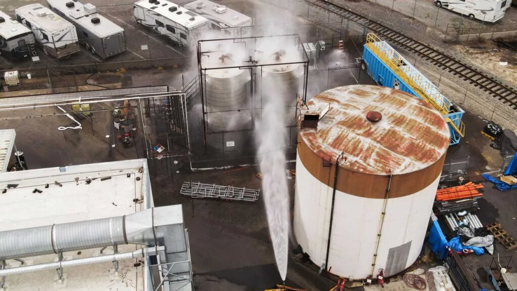 ‘The crisis is not averted’: Toxic tank explosion threat elevated to national emergency