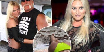 Brooke Hogan claps back after ‘trolls’ claim she mourned late dad Hulk Hogan with a ‘thirst trap’