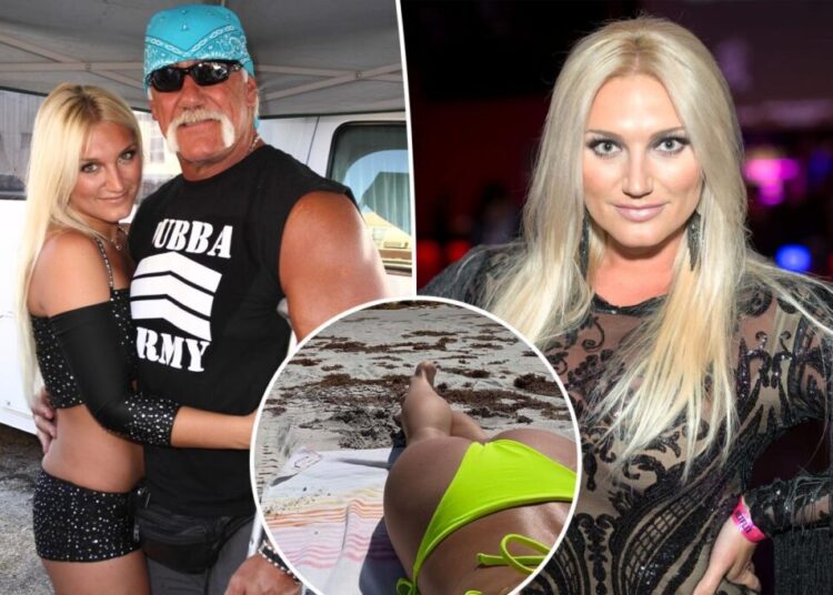 Brooke Hogan claps back after ‘trolls’ claim she mourned late dad Hulk Hogan with a ‘thirst trap’