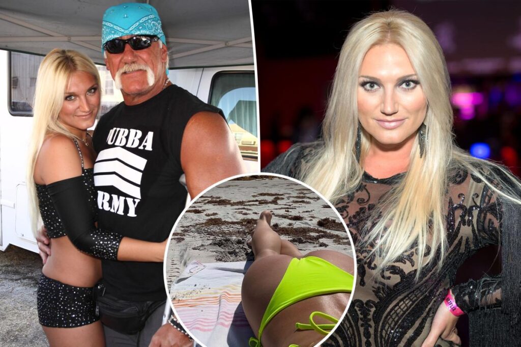 Brooke Hogan claps back after ‘trolls’ claim she mourned late dad Hulk Hogan with a ‘thirst trap’