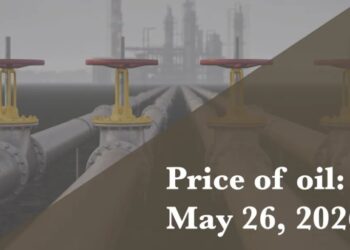 Current price of oil as of May 26, 2026
