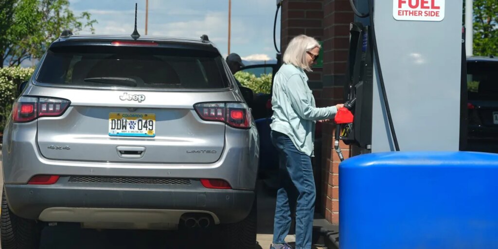 Gas is up 51% since February. Americans just started buying less of everything else