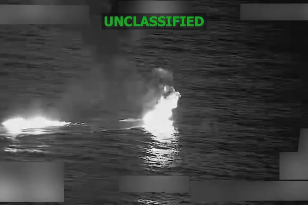 US military kills alleged narco-terrorist in lethal strike on drug-trafficking vessel in Eastern Pacific