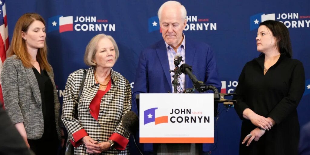 Sen. John Cornyn becomes latest Republican to lose his seat after public falling out with President Donald Trump