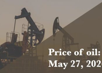 Current price of oil as of May 27, 2026