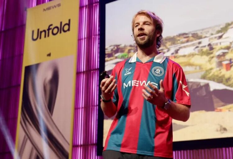 He left big law, became a DJ to pay his bills, and built sports clubs inside refugee camps. Now he wants more members than Bayern Munich