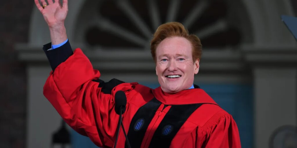 Conan O’Brien’s advice to Harvard grads is to forget Harvard as soon as they can