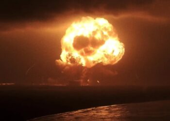 Jeff Bezos’ Rocket Explodes Into Mushroom Cloud, Dealing Massive Blow to NASA’s Moon Plans