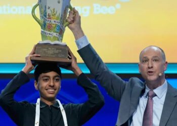 National Spelling Bee champion Shrey Parikh spells 32 words correctly in 90 seconds to win in lightning round tie-breaker