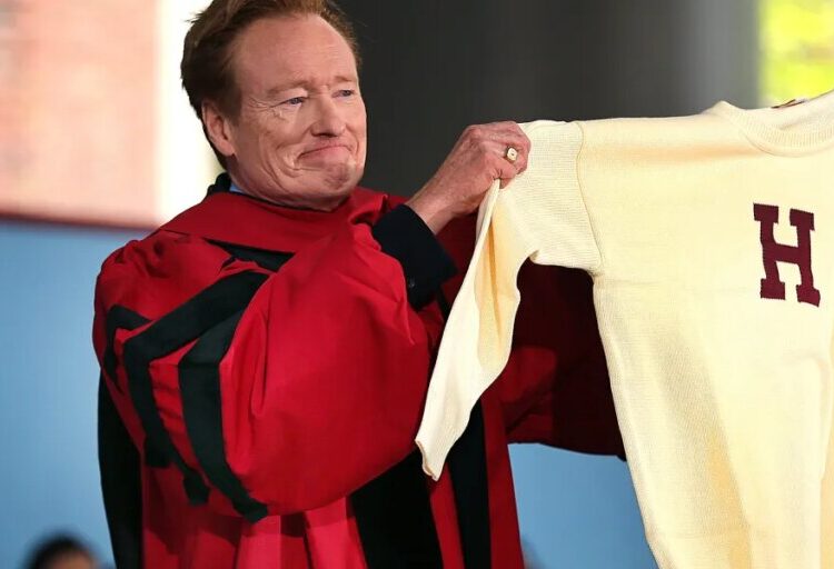 Conan O’Brien tells Harvard graduates to play down their $250K Ivy League degree—and instead embrace being humble and ‘bad at things’