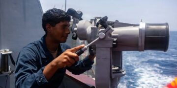 U.S. military fires missile into engine room of blockade runner after it ignored more than 20 warnings while trying to enter an Iranian port