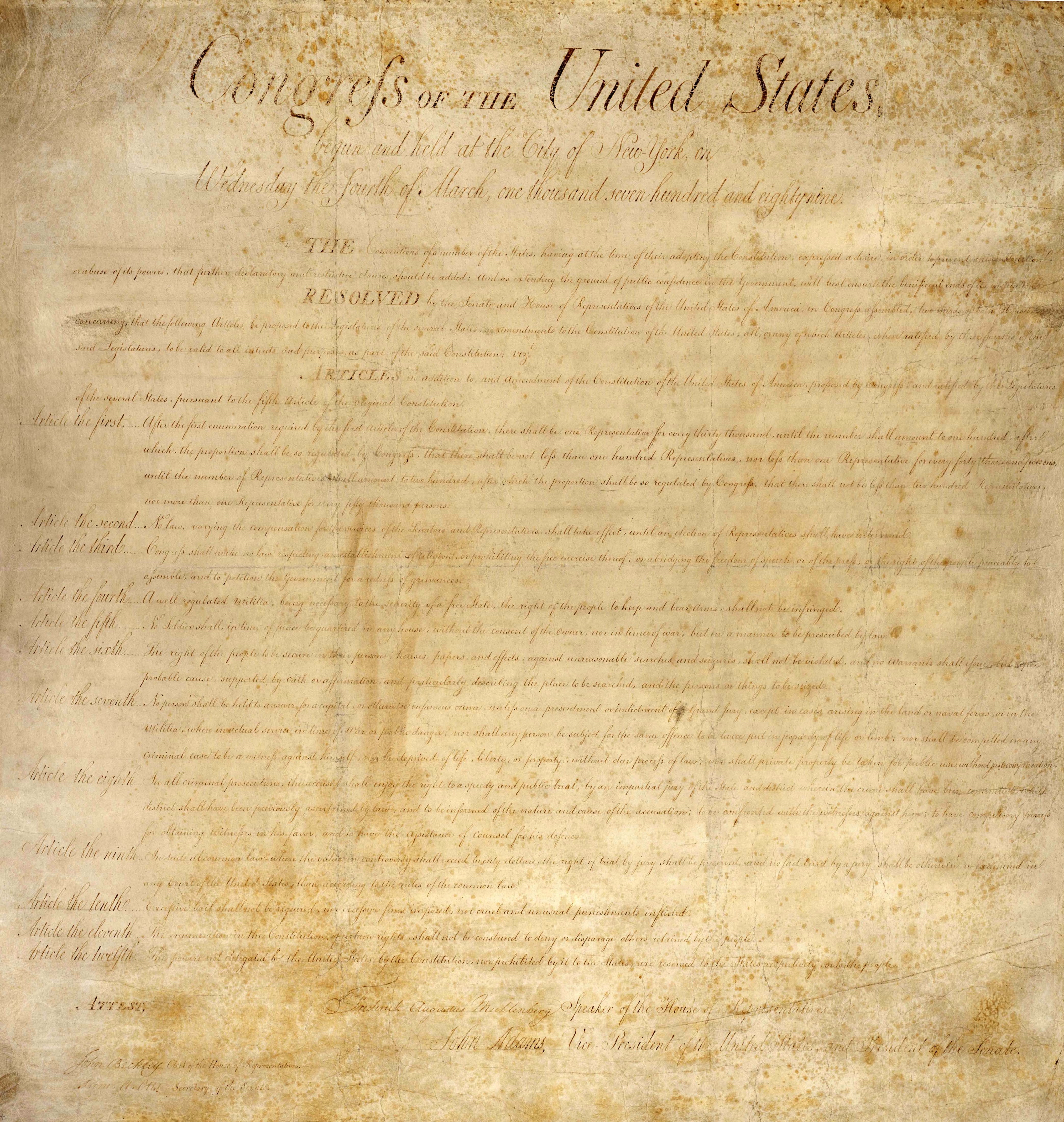 The two-time Academy Award winner shared what freedom of speech in the US Constitution means to her on a deeply personal level.