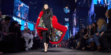 Gucci Got Tom Brady and Cindy Crawford to Strut Their Stuff in Times Square