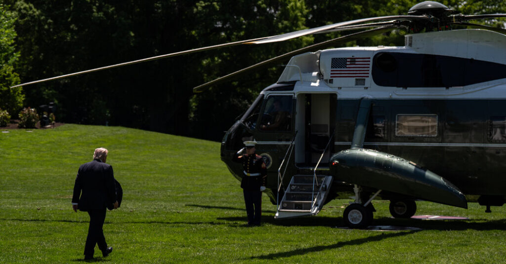 Trump Is Said to Have Proposed a New Helipad at the White House