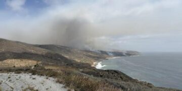 A Sailor Shot Distress Flares. Now a California Island Is Burning.