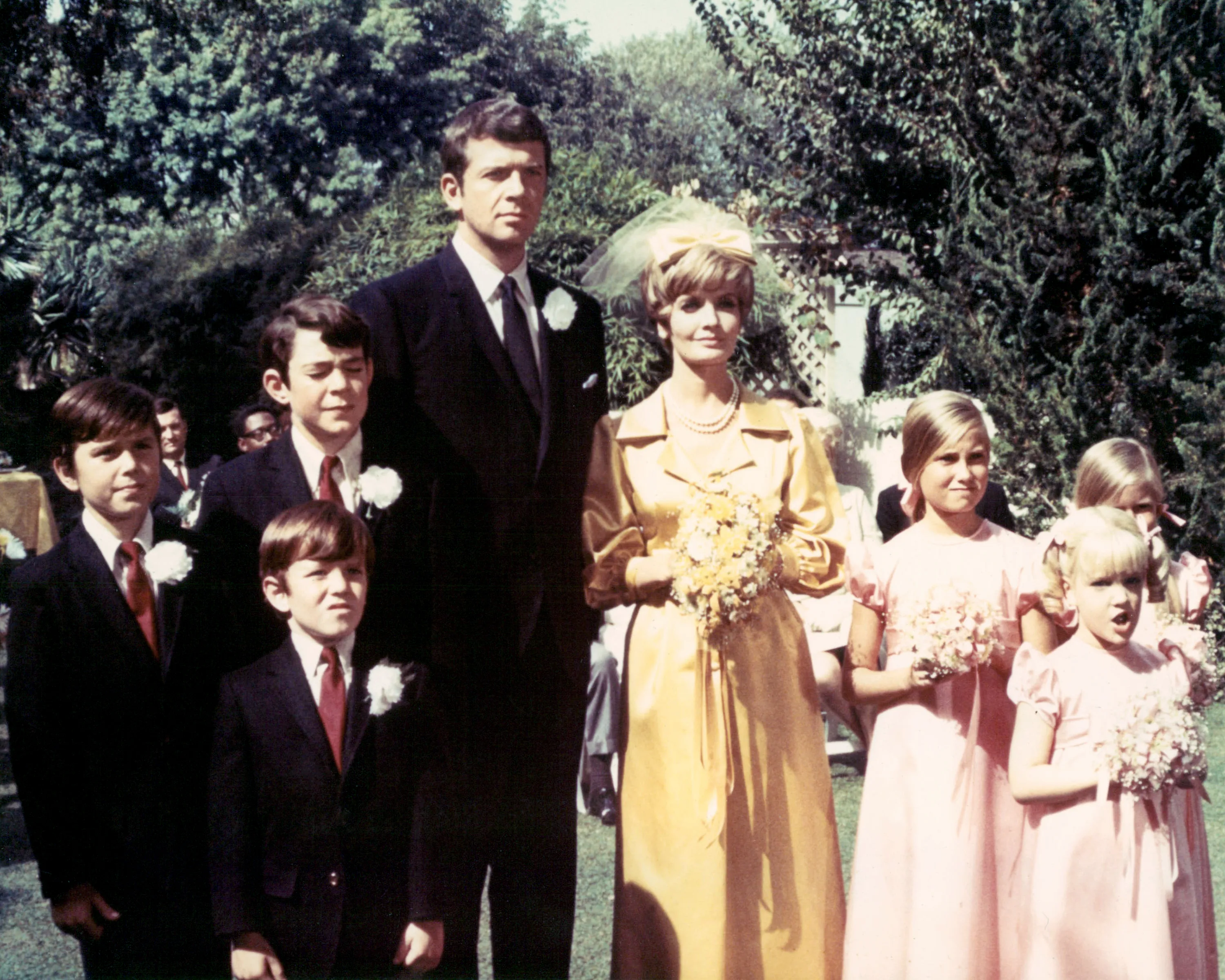 The cast of