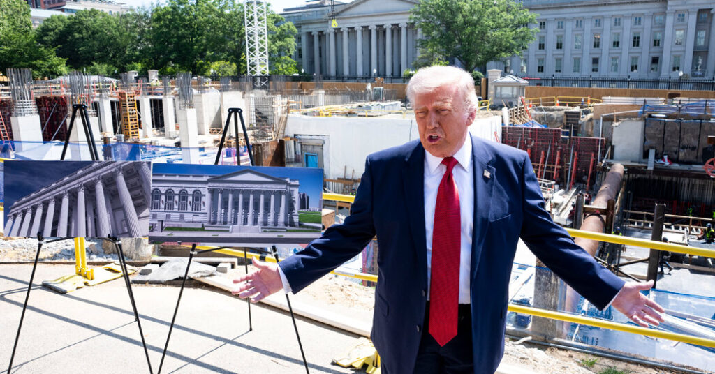 Amid Global Turmoil, Trump Takes a Moment for ‘the Thing I Do Best in Life’