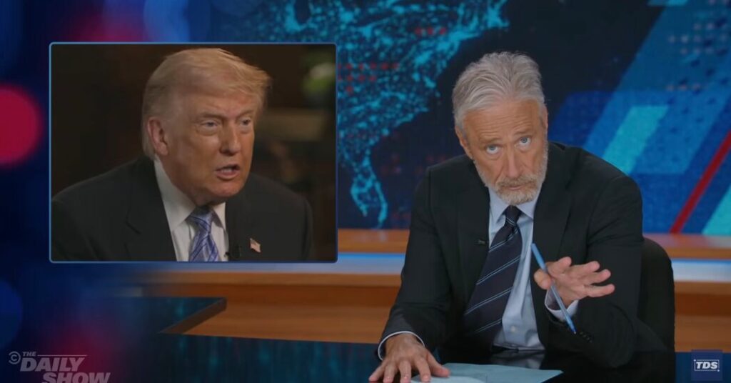 Jon Stewart Asks What ‘Daddy’ Brought Back From China