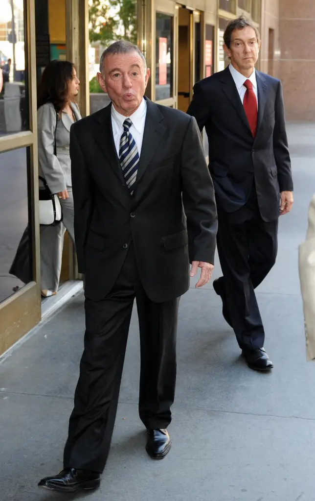 Attorneys John Branca and Howard Weitzman leave the Superior Court in Los Angeles after being appointed co-administrators of Michael Jackson's estate.