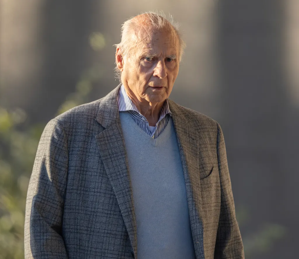 Former attorney Tom Girardi appears at the United States Courthouse in Los Angeles.