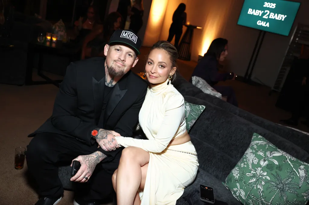 Joel Madden and Nicole Richie attend the 2025 Baby2Baby Gala.