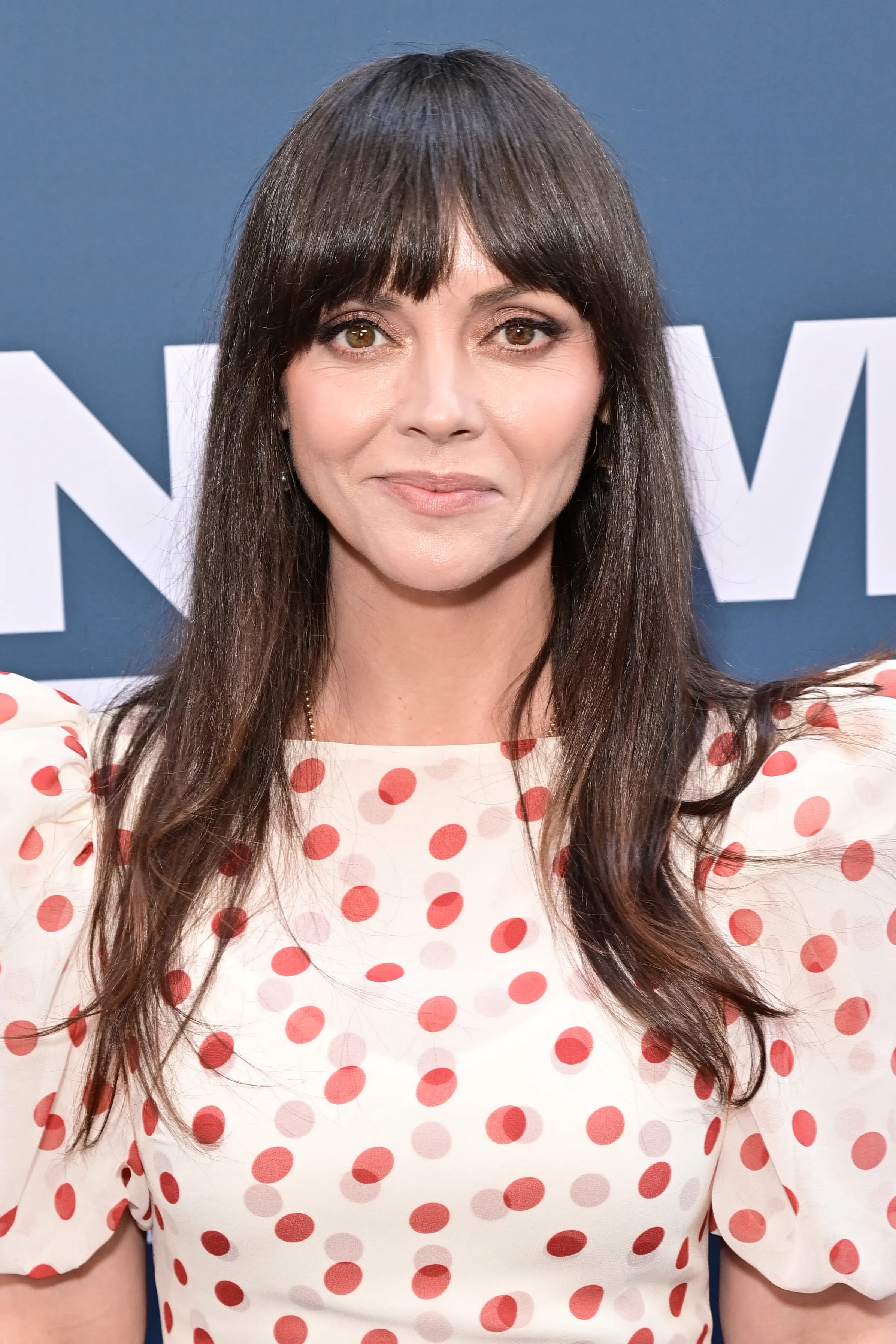 Christina Ricci smiling at the 2025 Newport Beach TV Fest.