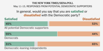 Democrats’ Midterm Strength Masks Fierce Divides and Frustration, Poll Shows