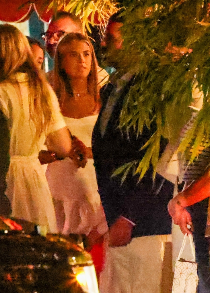 Kai Trump and Donald Trump Jr. at a graduation celebration.