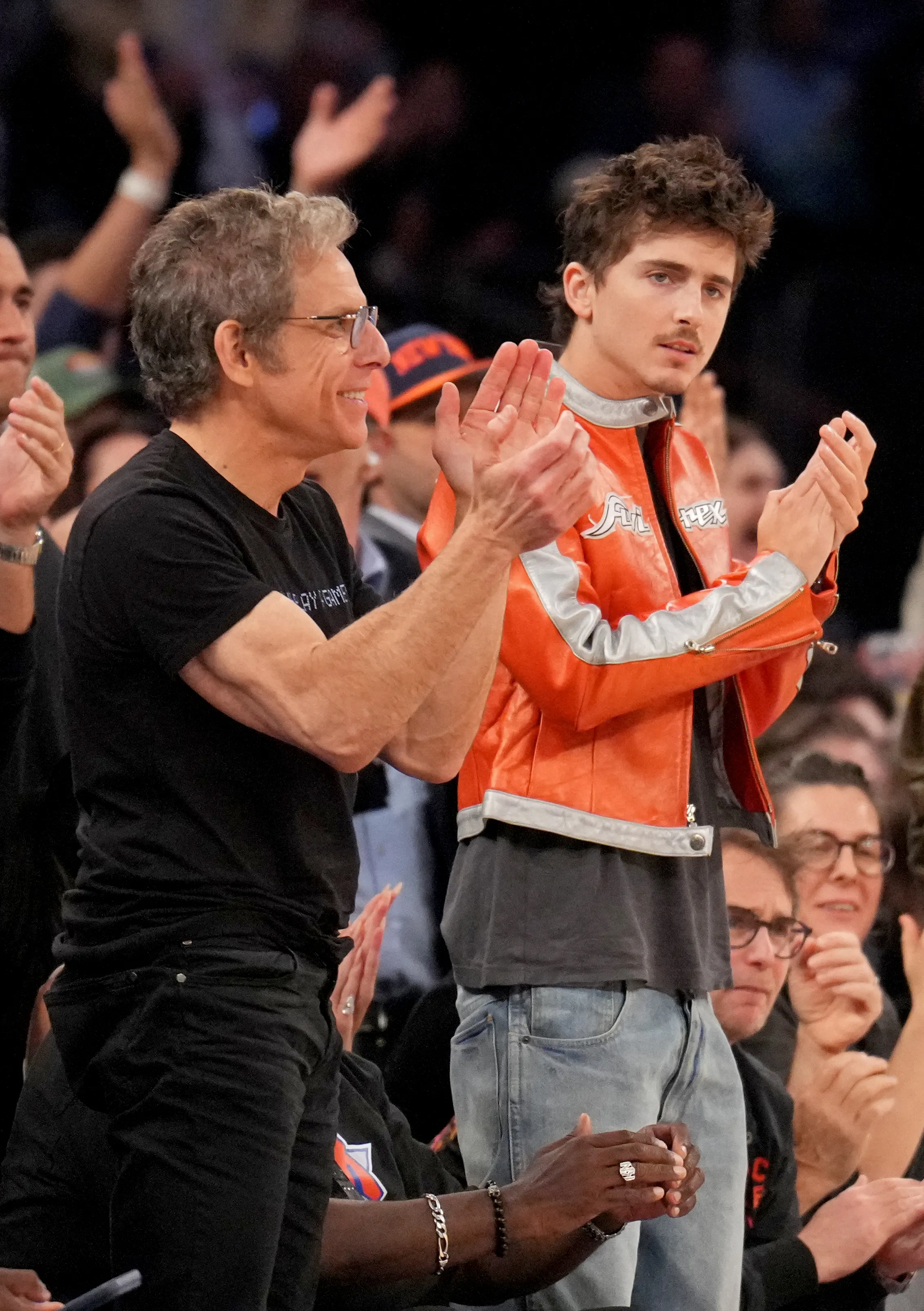 Ben Stiller and Timothee Chalamet.