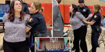 Mom of special needs child hauled off in handcuffs at Jersey City school board meeting — as mayor criticizes arrest