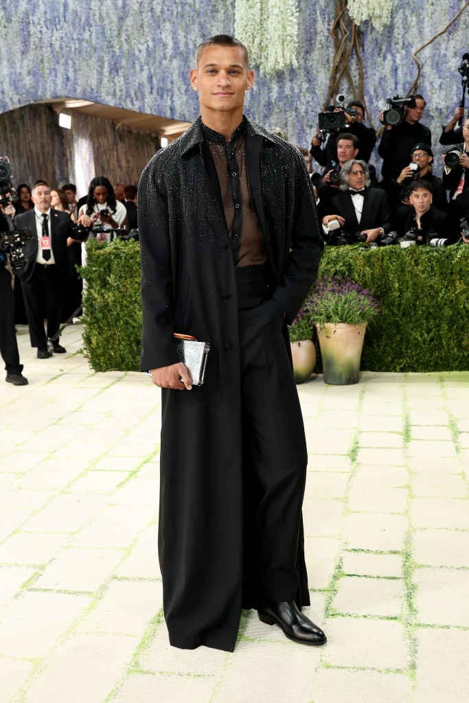 Tyriq Withers on the red carpet at the Met Gala.