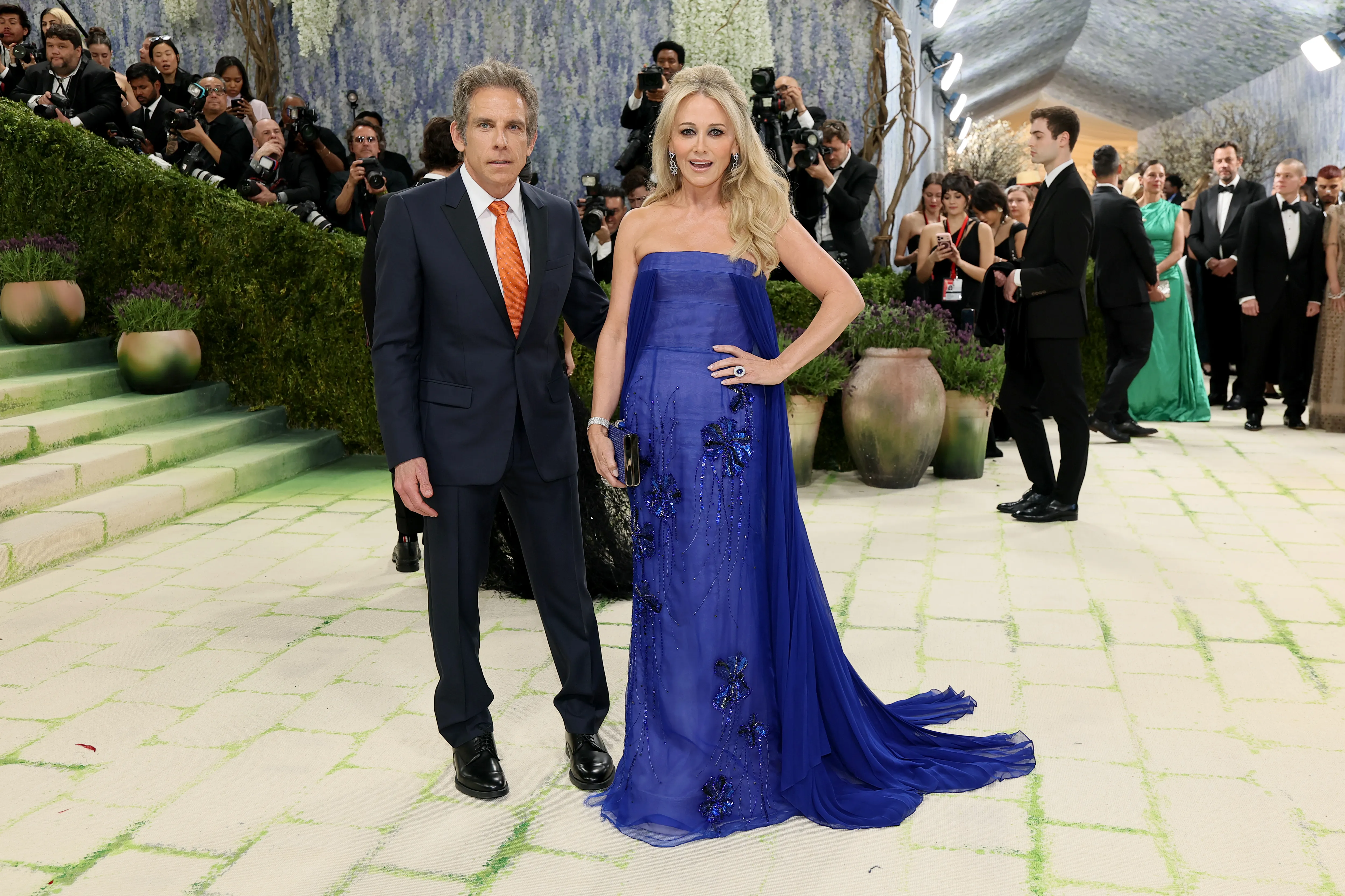 Ben Stiller and Christine Taylor.