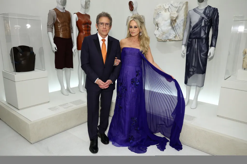 Ben Stiller and Christine Taylor attend the 2026 Met Gala celebrating