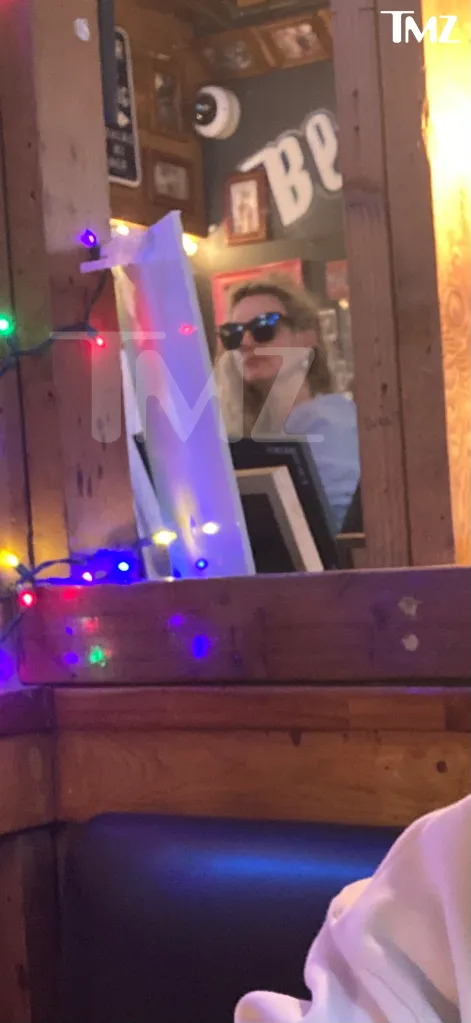 Britney Spears in sunglasses at an LA restaurant.