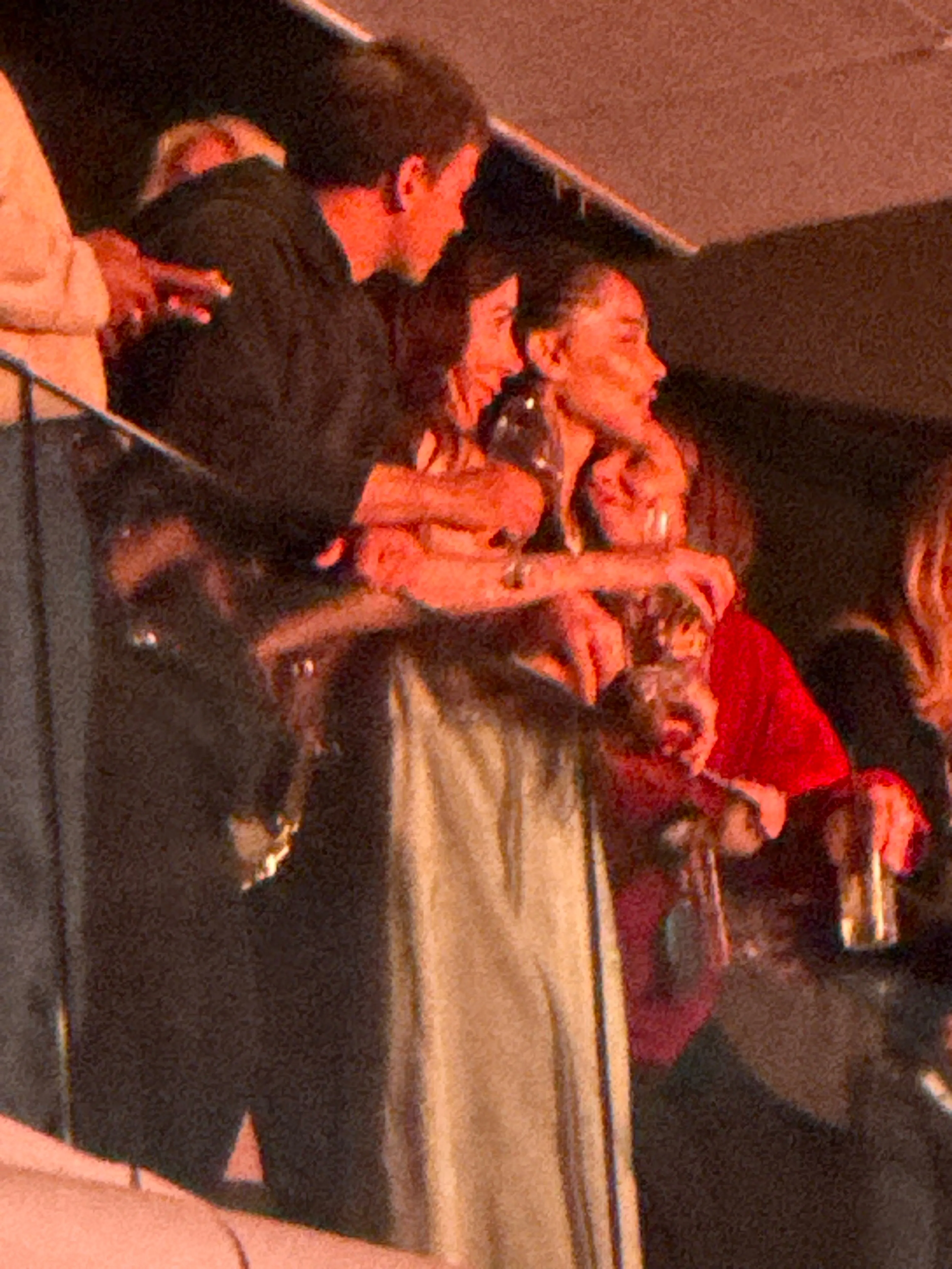 Zoe Kravitz, fiancé of Harry Styles, attends the opening night of the 'Together, Together' Tour.
