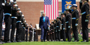 ‘Good Looking Men,’ the Iran War and Déjà Vu at Trump’s Coast Guard Speech